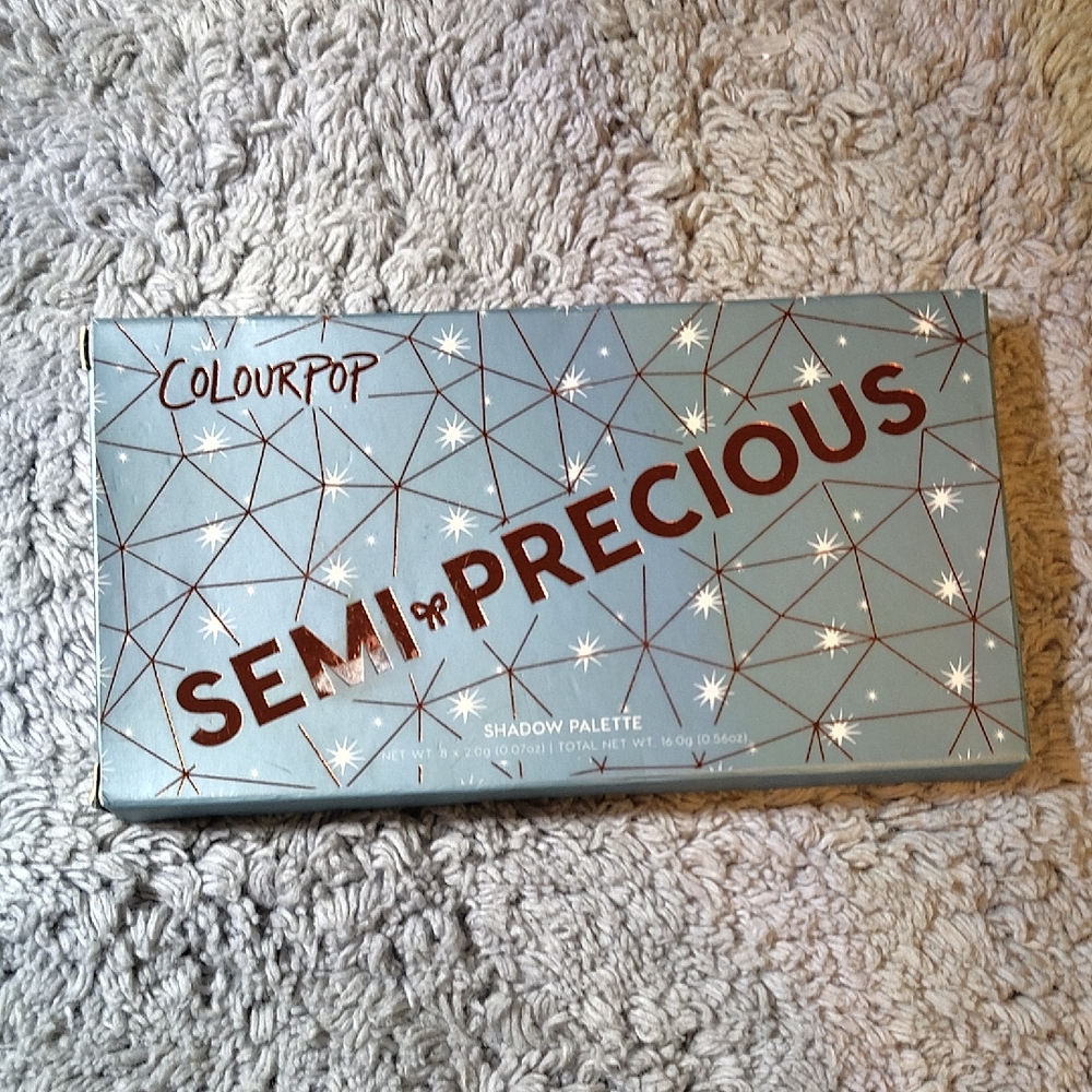 ColourPop Semi-Precious Shadow Palette in Blue and White